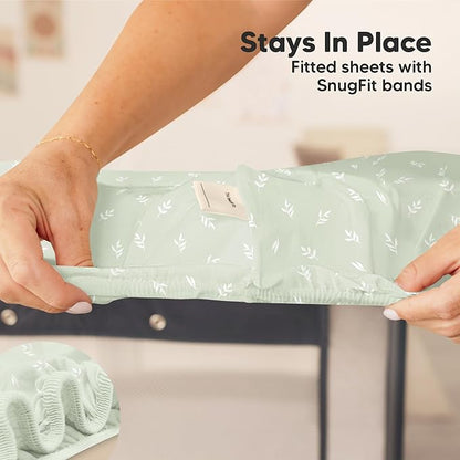 2-Pack Mini Crib Sheets Fitted - Image 6