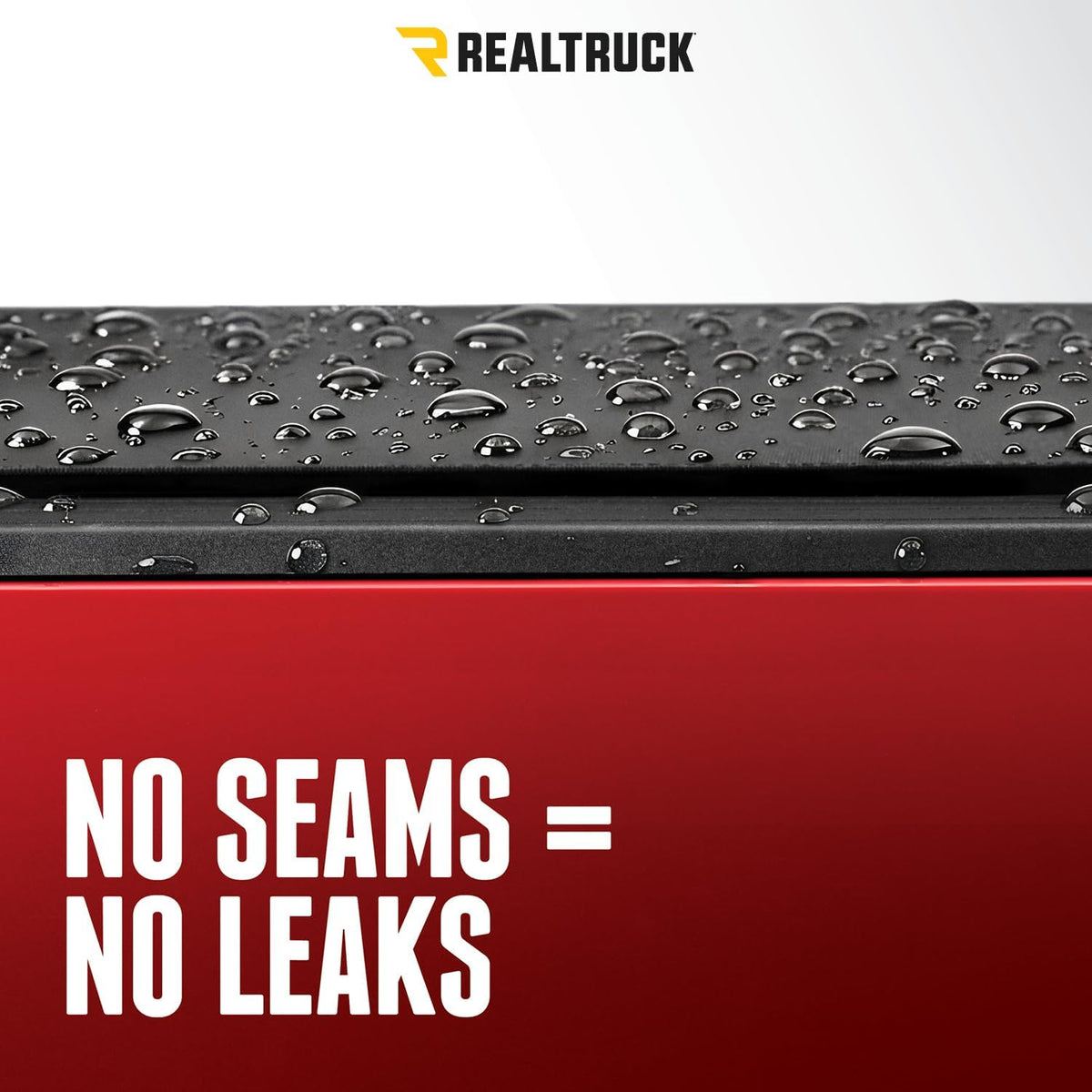 realtruck truxedo sentry ct hard rolling truck bed, front angle view