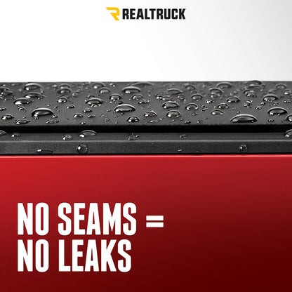 realtruck truxedo sentry ct hard rolling truck bed, front angle view