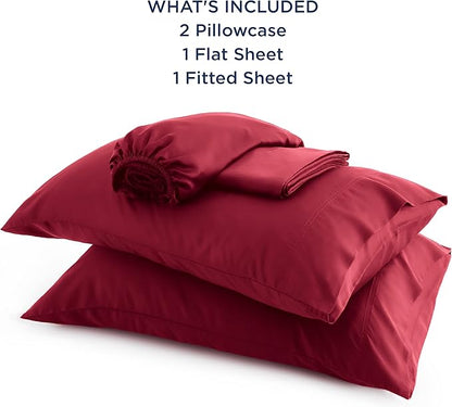 Bedsure California King Sheet Sets, Cooling Sheets, Rayon Derived from Bamboo - Image 5