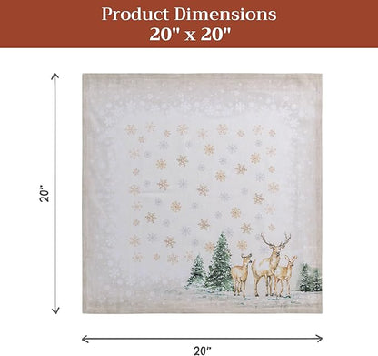 Maison d' Hermine Cloth Napkins Set of 4 100% Cotton - Image 7