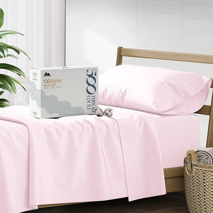 Mayfair Linen 500 Thread Count Twin XL Cotton Sheets by MayfairLinen