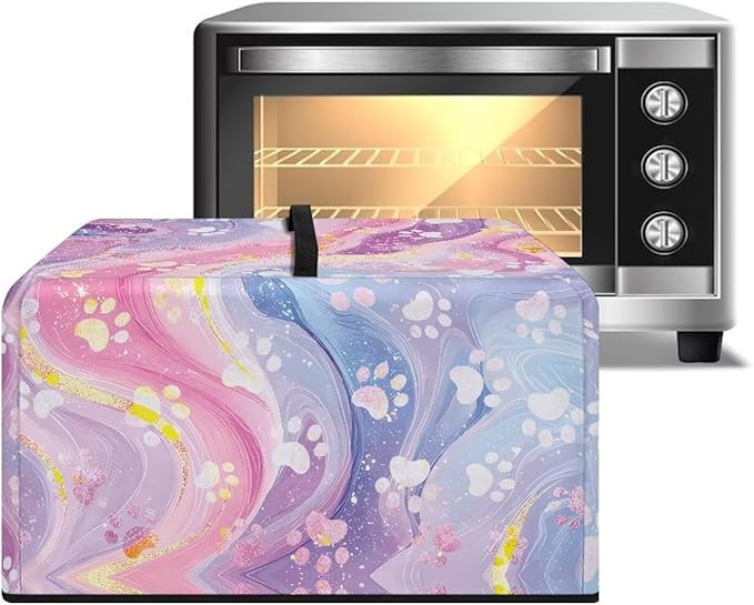 Microwave Oven Dust Cover, Dog Paw Heat-Resistant Waterproof Microwave Oven - Image 2
