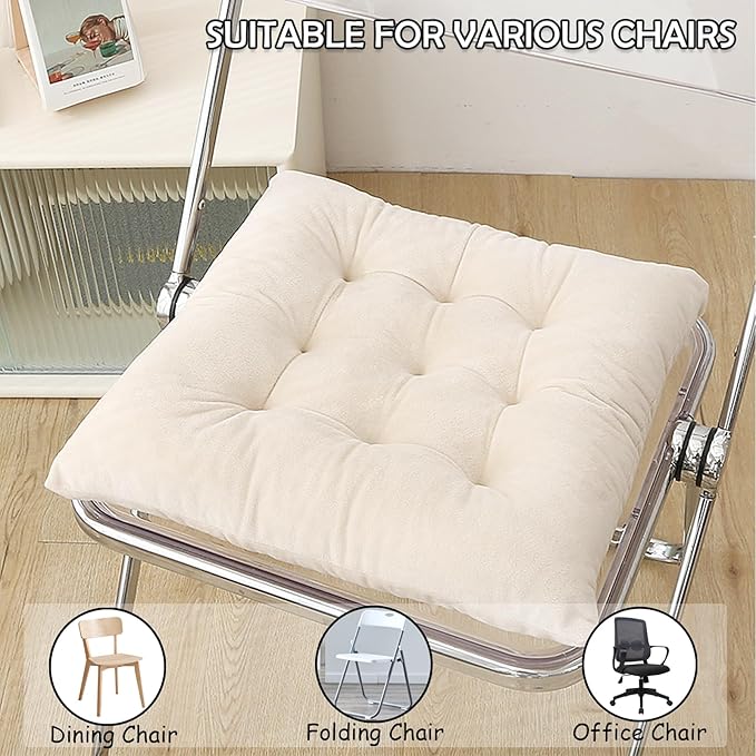 Set of 4 Chair Cushions for Dining Chairs - Image 5