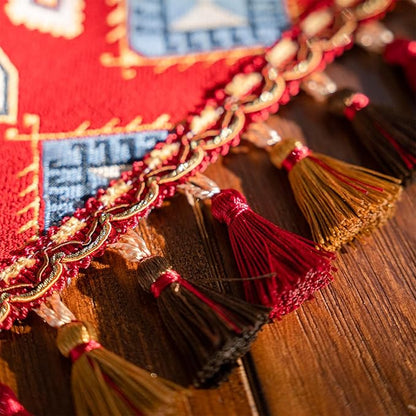 13×72 Inch Table Runner, Retro-Luxury Tassels Series - Image 5