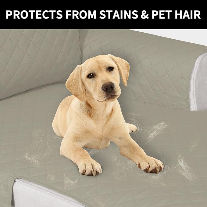 Easy-Going Reversible Chaise Lounge Couch Cover Water Resistant Sofa Cover - Image 4