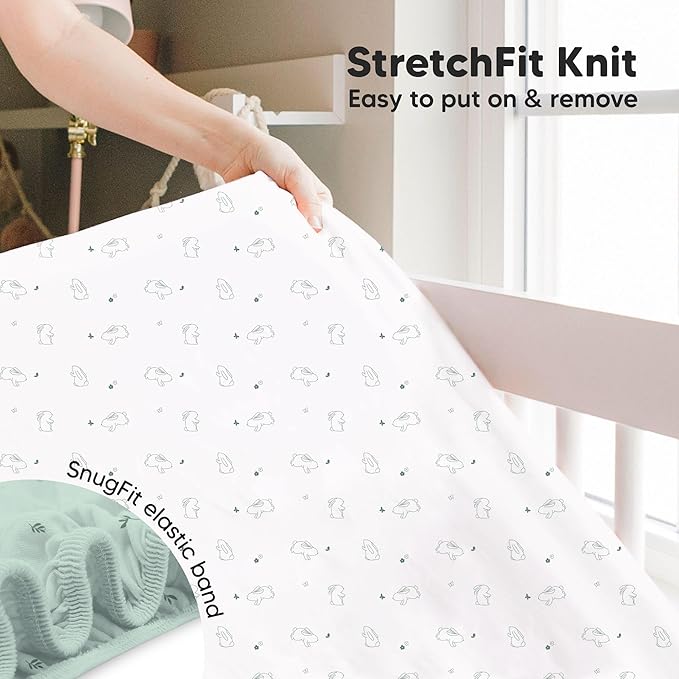 KeaBabies 2-Pack Baby Crib Sheets - Image 6