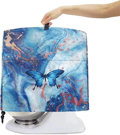 Blue Marble and Butterfly Mixer Covers Stand Mixer Dustproof Cover Compatible - Image 4