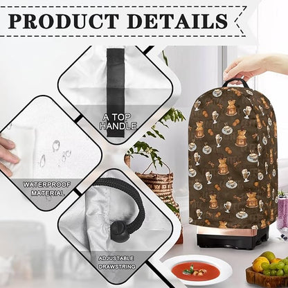 Brown Coffee Grinders Blender Cover Dust Cover Appliance Dust Cover - Image 4
