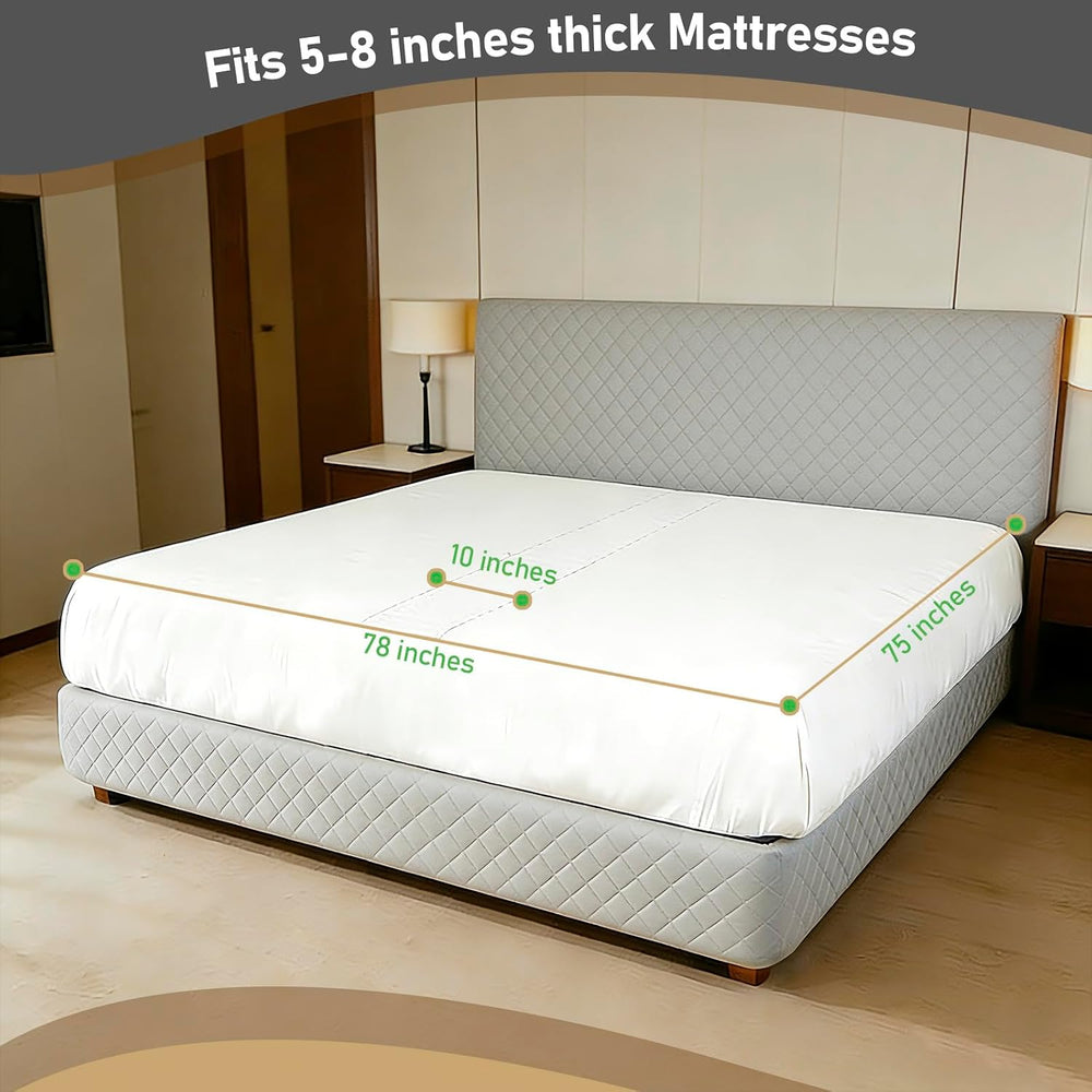 Bed Bridge Twin to King Converter Kit, Gap Filler for Two Twin Beds, White