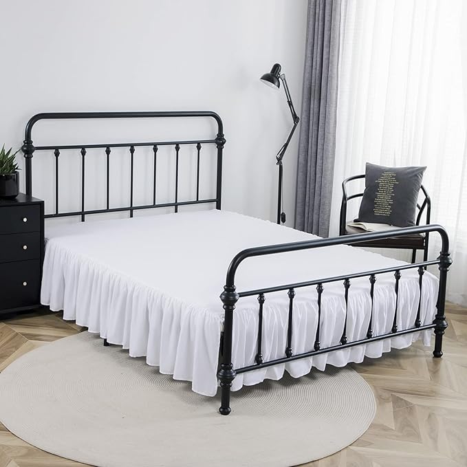 Bed Skirt King Size Ruffled Bed Skirts - Image 2