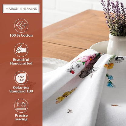 Maison d' Hermine Cloth Napkins Set of 4 100% Cotton Everyday Reusable Square - Image 2