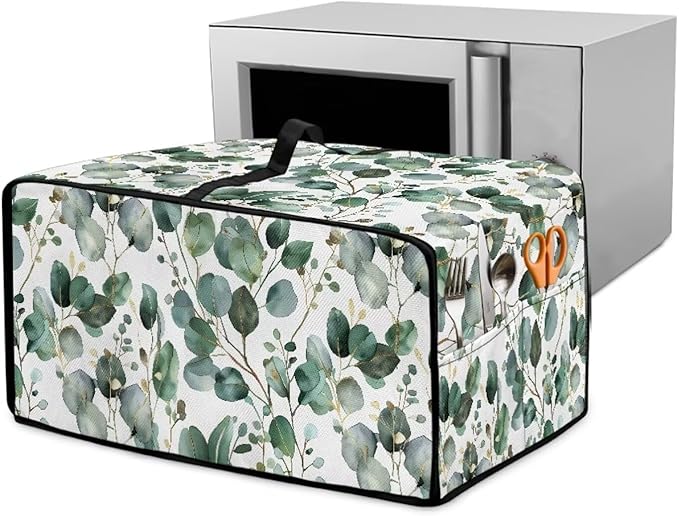 Toaster Oven Cover with Side Pockets, Dustproof Smart Microwave Convection Oven by Garucesta