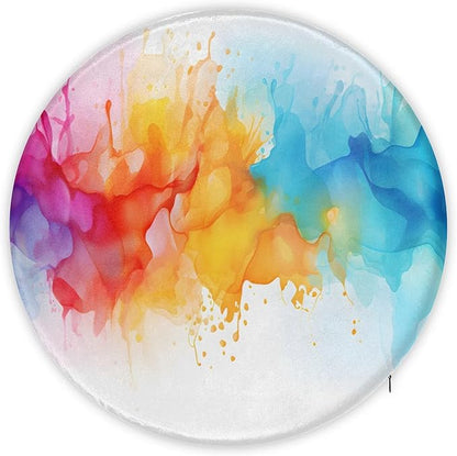 Splash Tie Dye Round Chair Cushions - Image 5