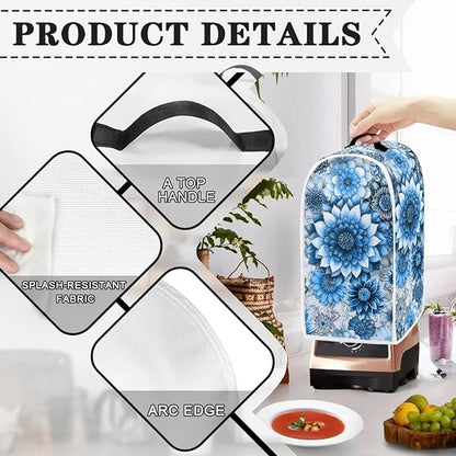 Boho Mandala Floral Coffee Maker Appliance Covers Washable Dust Cover Toaster - Image 3