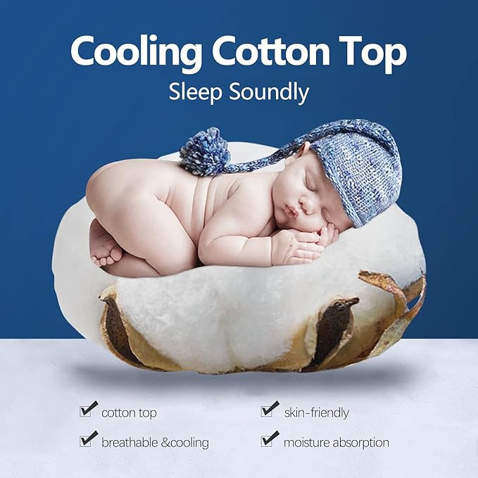 COONP Twin XL Mattress Topper, Extra Thick Pillowtop, Cooling Plush Mattress - Image 3