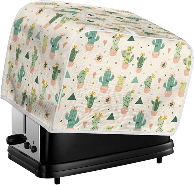 ZFRXIGN Cactus Toaster Cover 2 Slice Wide Slot Toaster Dust Covers Oven Cover - Image 5