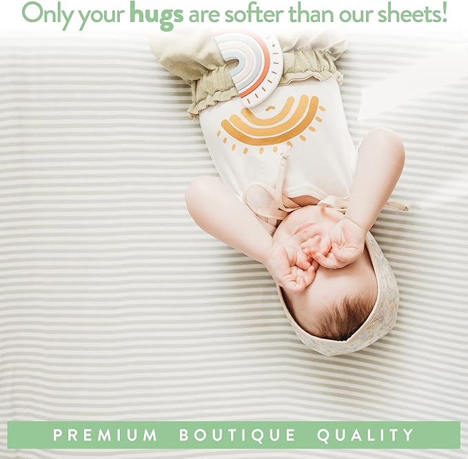Bassinet Fitted Sheets for Baby Beside Dreamer Bedside Sleeper and Chicco - Image 5