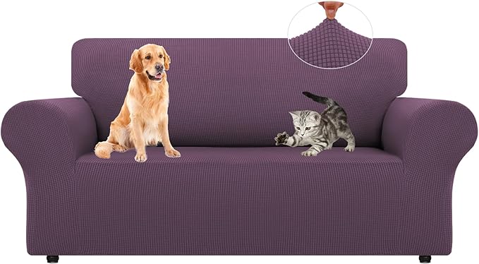 LURKA Stretch Loveseat Sofa Slipcovers 1 Piece Couch Covers by LURKA