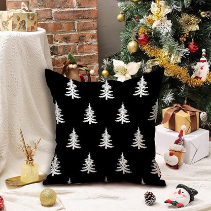 DFXSZ Christmas Pillow Covers 18x18 inch Set of 2 Christmas Tree Decorative - Image 2