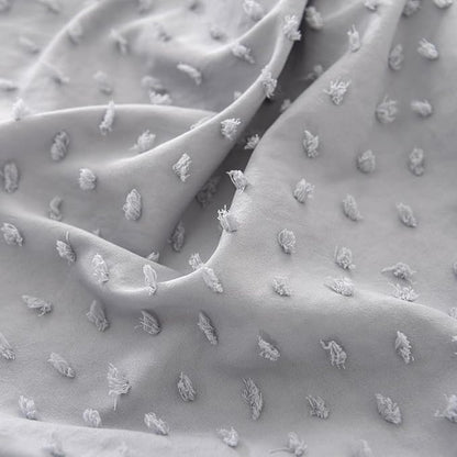 Tufted Dot Bed Skirt Full Size Ruffled Bed Skirt - Image 4
