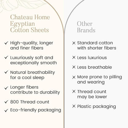 Bed Sheets King Size Sheets Set, 800 Thread Count King Size Bedding Sheets & - Image 8