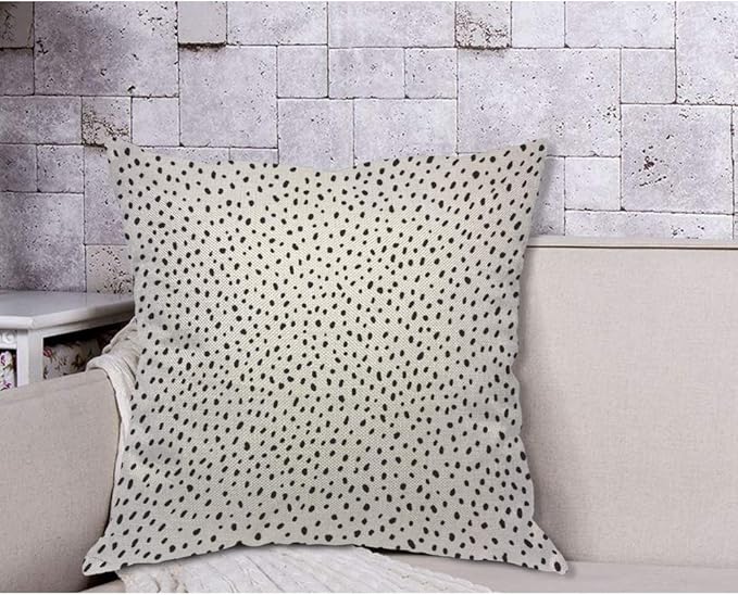 AOYEGO Polka Dot Throw Pillow Cover Irregular Spot Random Scatter Simple - Image 4