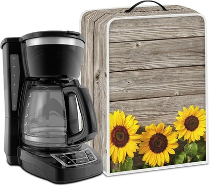 Mumeson Sunflower Print Coffee Maker Cover Blender Dust Cover Juice Machine by Mumeson