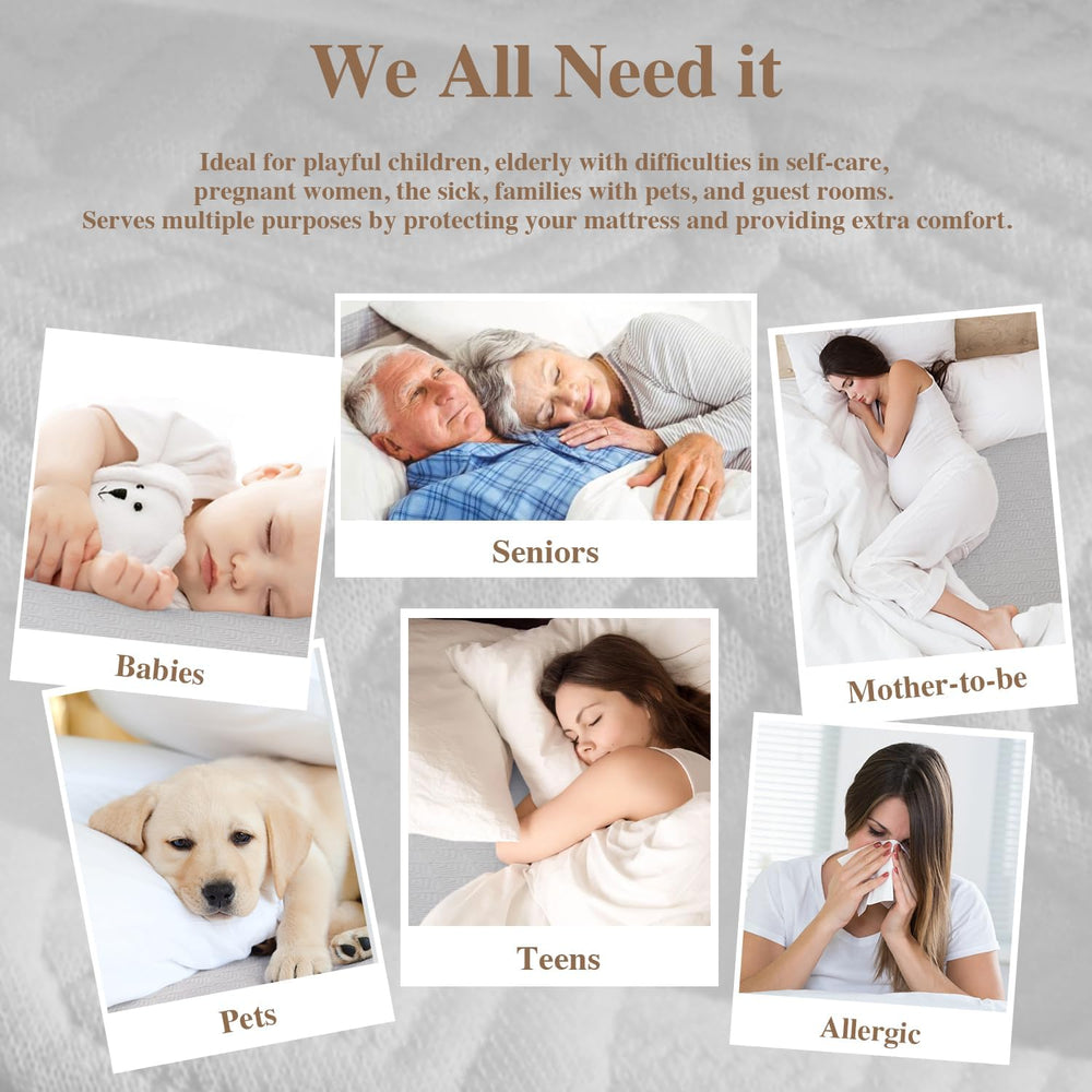 Softhour TwinXL Waterproof Mattress Protector,3D Cooling Mattress Protector