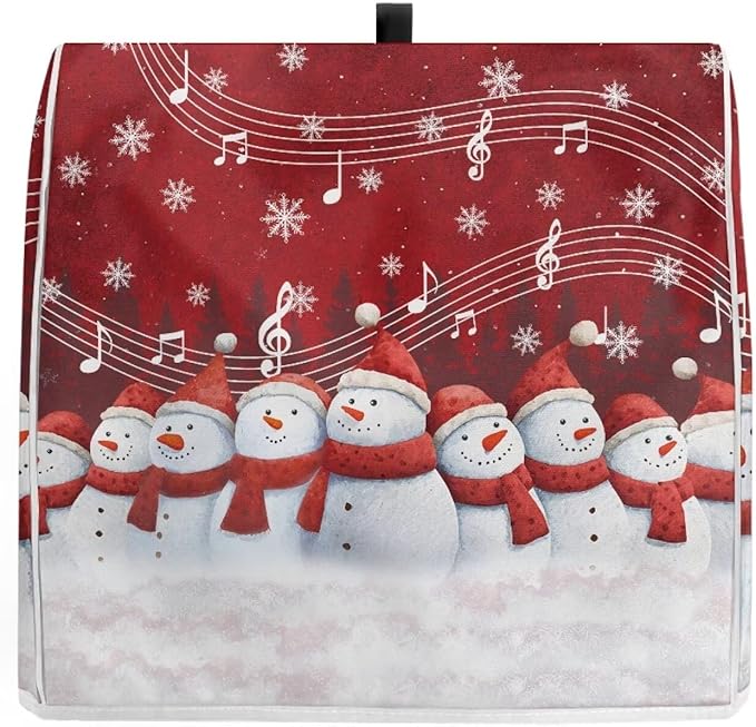 Christmas Stand Mixer Cover 6-8 Quart Kitchen Mixer Cover Snowman Food - Image 7