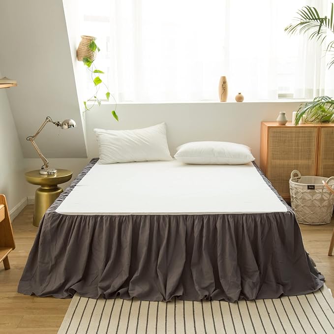 BISELINA French Linen Bed Skirt - Image 5