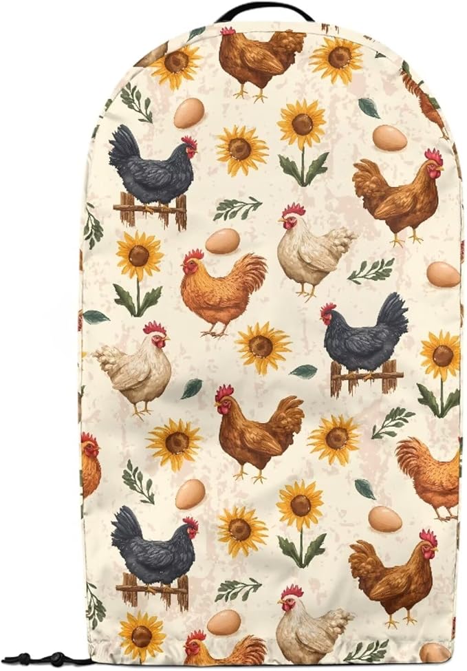 Cute Rooster Blender Dust Cover, Stand Mixer or Coffee Maker Appliance Covers - Image 2