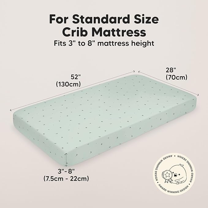 KeaBabies 2-Pack Baby Crib Sheets - Image 3