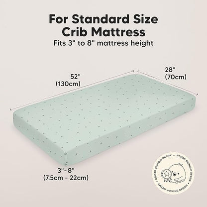 KeaBabies 2-Pack Baby Crib Sheets - Image 3