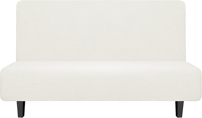 Easy-Going Stretch Futon Slipcover Armless Futon Bed Cover Furniture Protector by Easy-Going