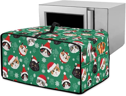 Christmas Decorations Countertop Convection Oven Cover Dust-Proof Toaster Oven by Garucesta