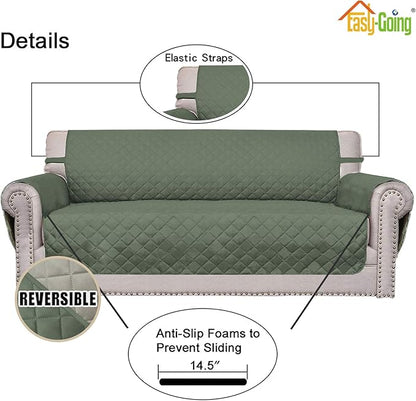 Easy-Going Sofa Slipcover Reversible Loveseat Sofa Cover Couch Cover - Image 3