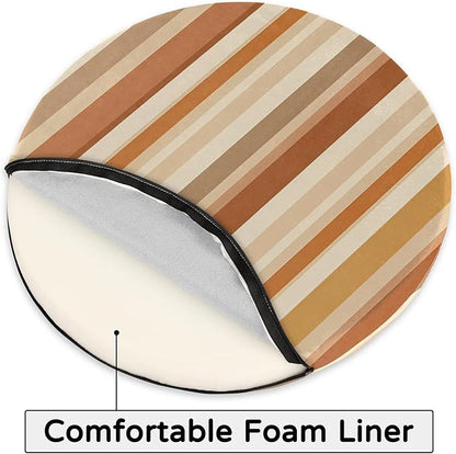 Stripes Pattern Geometric Foam Padded Seat Cushion - Image 4