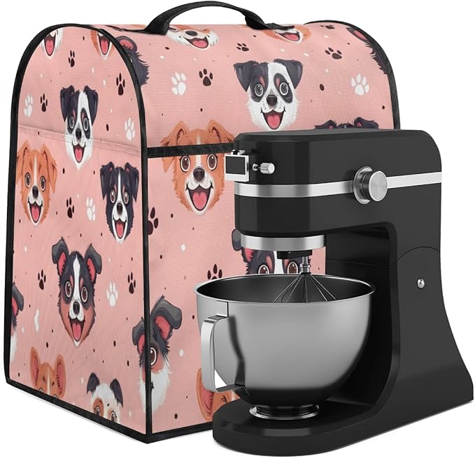 Stand Mixer Cover for 6-8 Quarts Mixer Kitchen Mixer Cover Fits Tilt Head & - Image 2