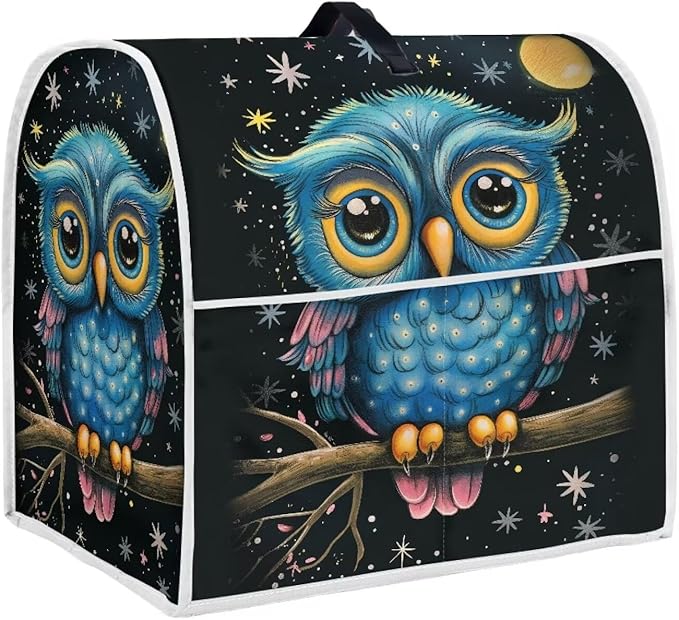 Cartoon Owl Stand Mixer Cover Kitchen Appliance Cover by HUISEFOR