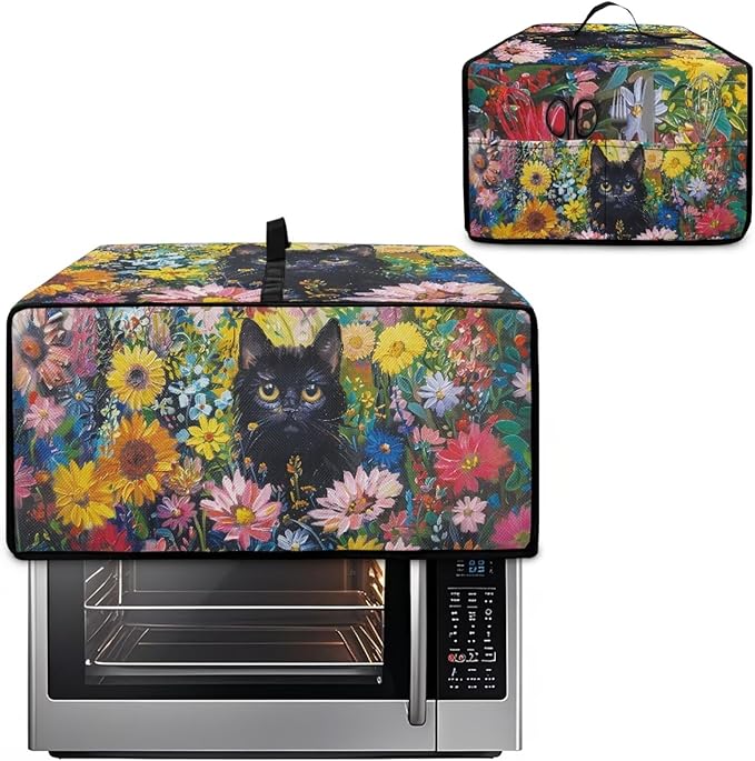 Microwave Oven Dust Cover Heavy Duty Microwave Oven Cover Waterproof Dust-Proof - Image 2