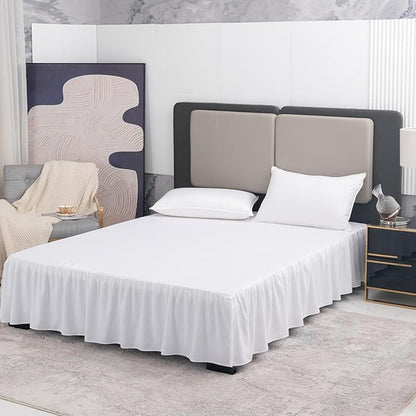 TSUTOMI Bed Skirt King Size Ruffled Bed Skirt - Image 5