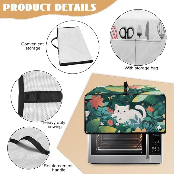 Air Fryer Toaster Oven Dust Cover Protective Convection Oven Cover - Image 5