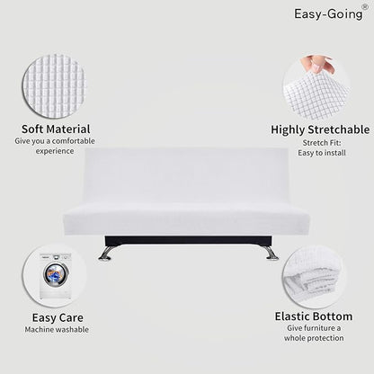 Easy-Going Stretch Sofa Slipcover Armless Sofa Cover Furniture Protector - Image 3