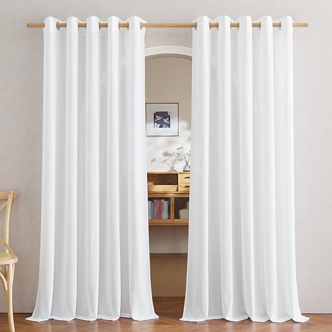 NICETOWN Linen 78 inch Curtains by NICETOWN