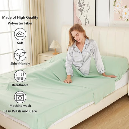 Sleeping Bag Liner Camping Adult Sleep Sack Lightweight Travel Sheet - Image 3