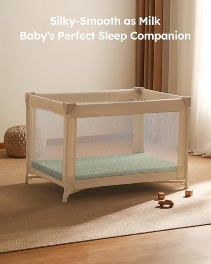 Pack and Play Sheets Fitted 3 Pack, Mini Crib Sheets - Image 7