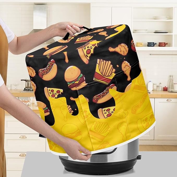 6 Quart Pressure Cooker Small Appliance Covers, Washable Dust Cover - Image 4