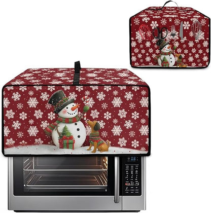 Toaster Oven Dust Cover with Storage Pockets, Protective Decorative Smart Oven - Image 2
