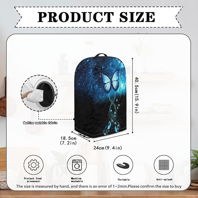 Buttefly Pattern Blender Dust Cover, Stand Mixer or Coffee Maker Appliance - Image 6